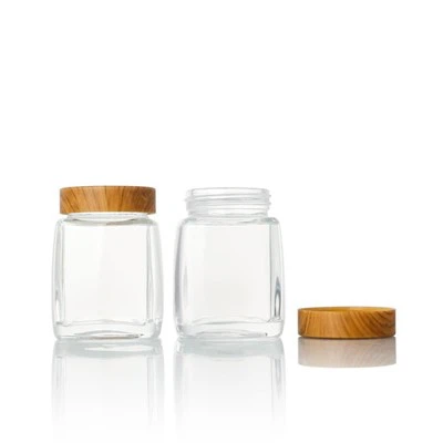 500 ml glasburk med bambulock